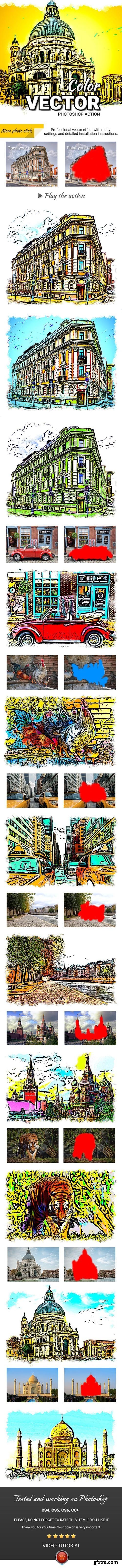 GraphicRiver - Vector Color Photoshop Action 25458946