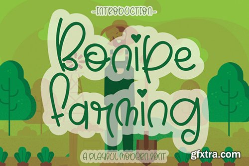 Bonipe Farming Font 