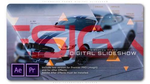 Videohive - Triangles Promo Digital Slideshow