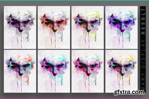 CreativeMarket - Canvas Color Paint Photo Template 4631437