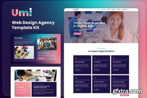 ThemeForest - Umi v1.0.2 - Web Design Agency Elementor Template Kit - 32041387