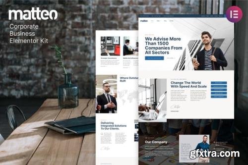 ThemeForest - Matteo v1.0.0 - Corporate Business Elementor Template Kit - 32070923