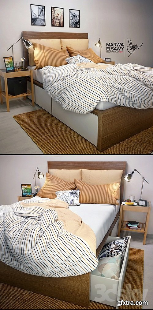 IKEA MALM Bed