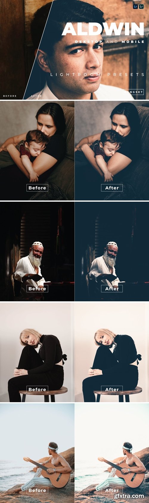 Aldwin Desktop and Mobile Lightroom Preset