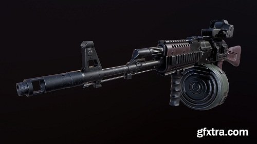 AK 74 M Custom 3d Model