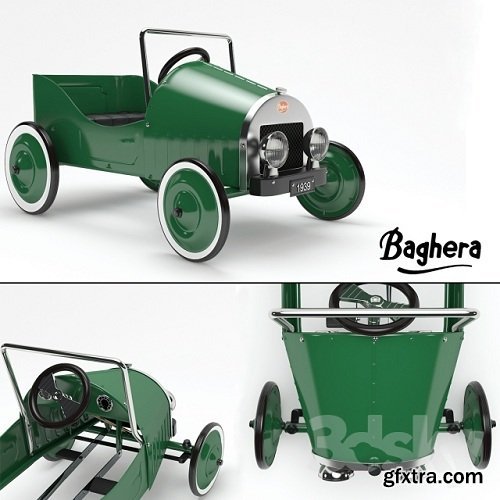 Pedal Toy Car 3d Model