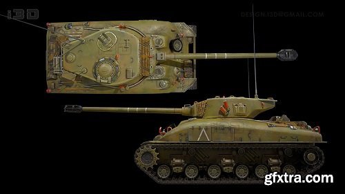 Sherman M-51 3D Model