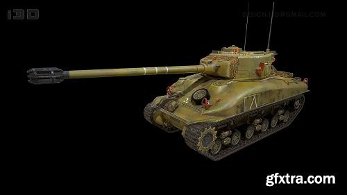 Sherman M-51 3D Model