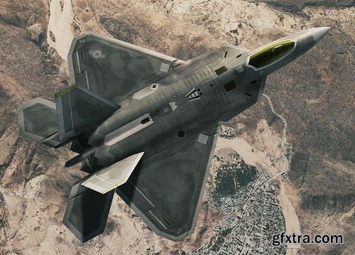 F22 Raptor 3D Model