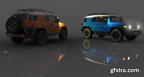 Toyota FJ Cruiser Detailed Design 3D Model