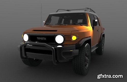 Toyota FJ Cruiser Detailed Design 3D Model