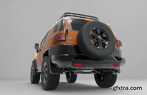 Toyota FJ Cruiser Detailed Design 3D Model