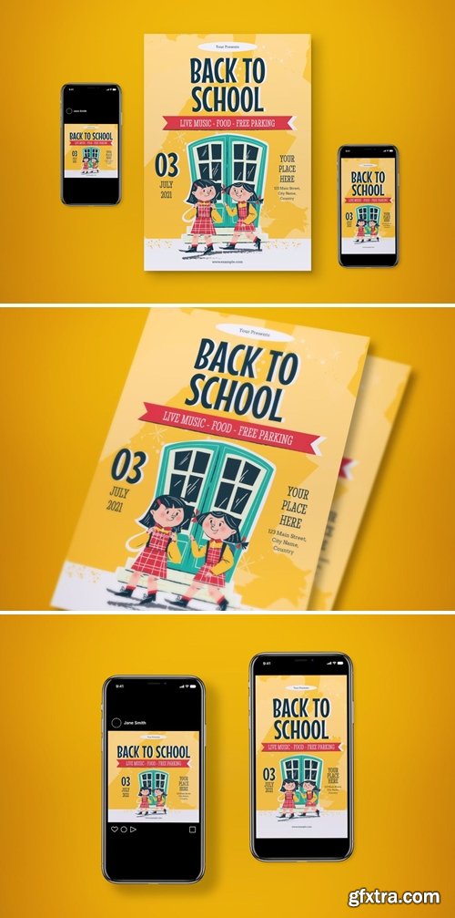 Back To School Flyer Set