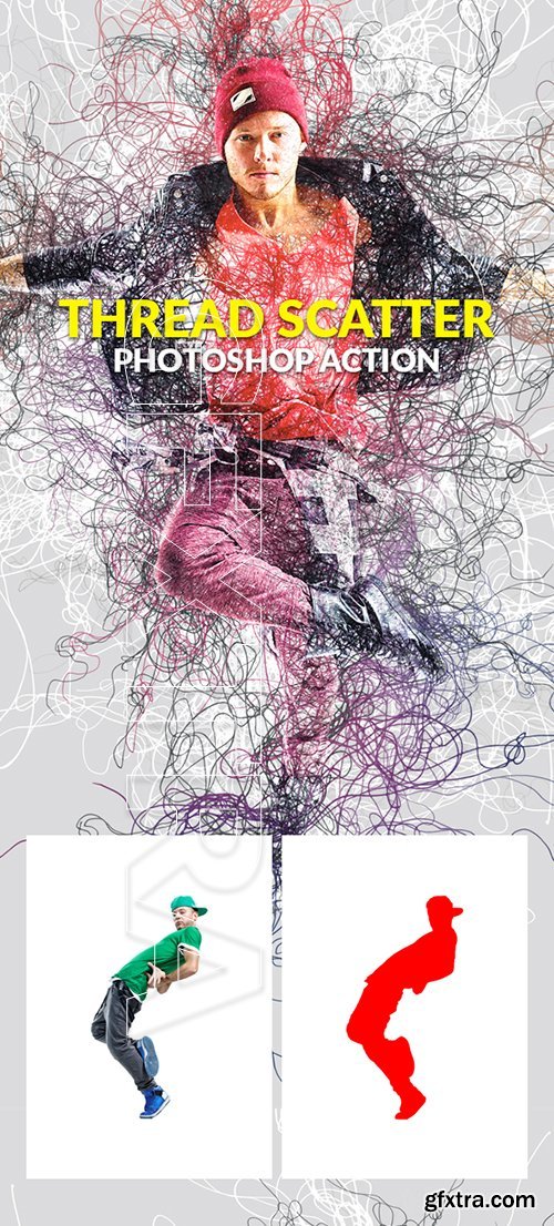 GraphicRiver - Thread Scatter Photoshop Action 22496418