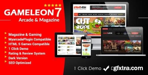 ThemeForest - Gameleon v7.03 - WordPress Arcade & Magazine Theme - 3271091