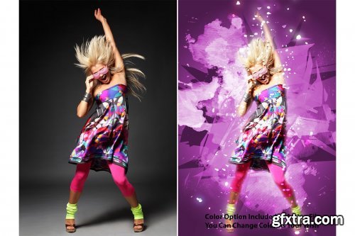 CreativeMarket - Poster Maker photoshop action 4444543