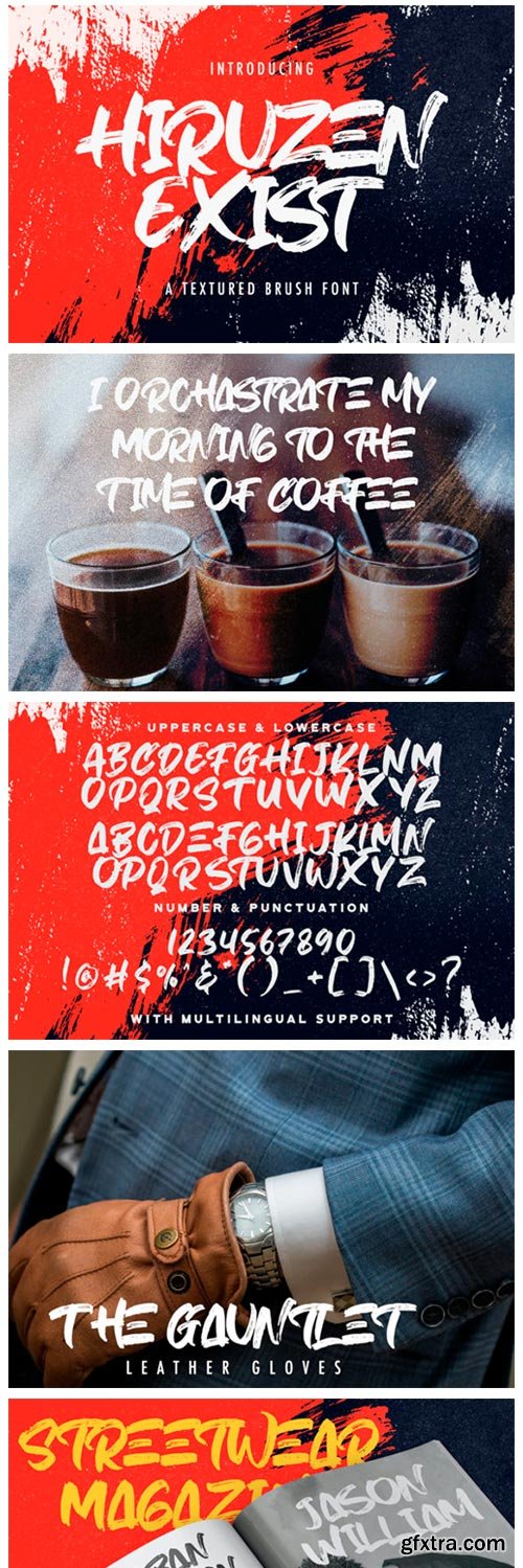 Hiruzen Exist Font Font