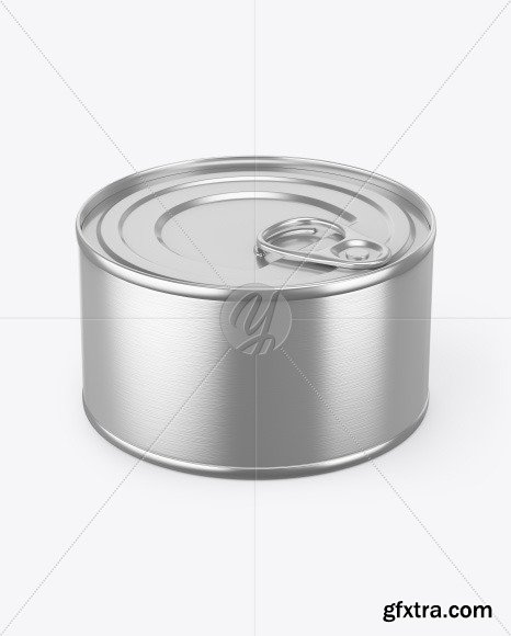 Tin Can With Pull Tab Mockup 82417