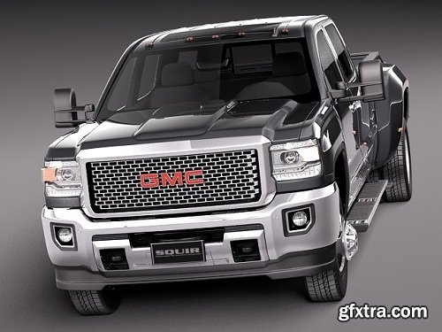 GMC Sierra HD 2015 3D Model