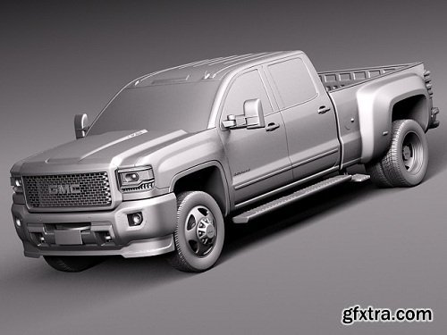 GMC Sierra HD 2015 3D Model