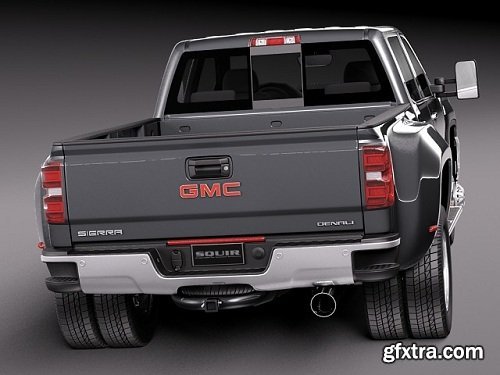 GMC Sierra HD 2015 3D Model