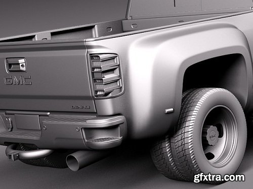 GMC Sierra HD 2015 3D Model