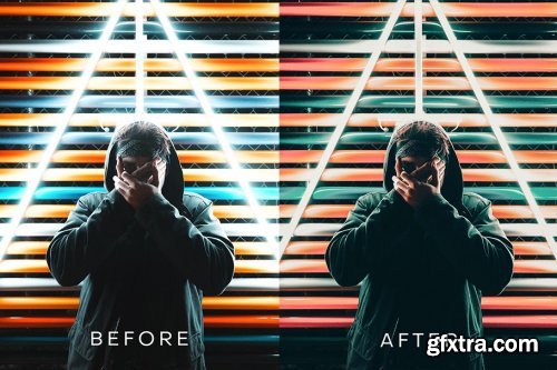 CreativeMarket - Cyberpunk Futuristic Lightroom 2 4552619