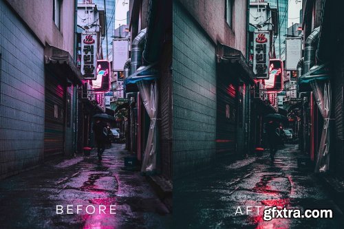 CreativeMarket - Cyberpunk Futuristic Lightroom 2 4552619