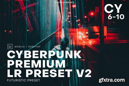 CreativeMarket - Cyberpunk Futuristic Lightroom 2 4552619