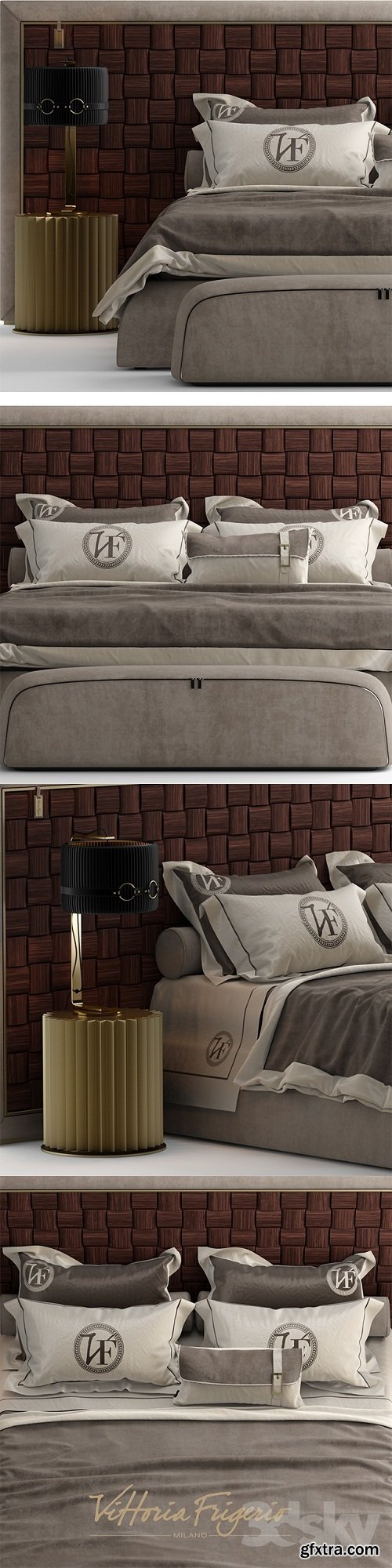 Bed vittoria frigerio DURINI