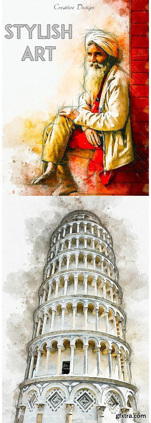 GraphicRiver - Stylish Art Photoshop Action 25667378