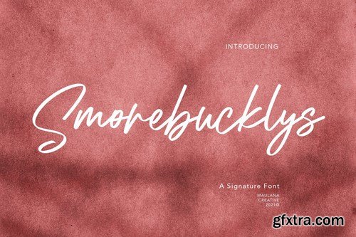 Smorebucklys Signature Font