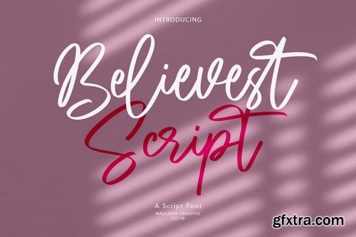 Believest Script Font