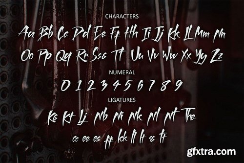 Kaladurga - Hand Drawn Brush Font