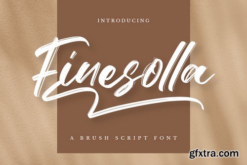 Finesolla - Brush Font