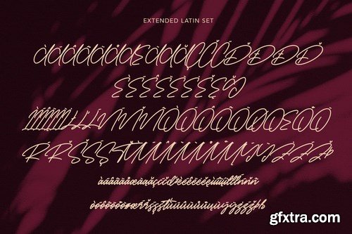 Rialltos Slanted Script Font