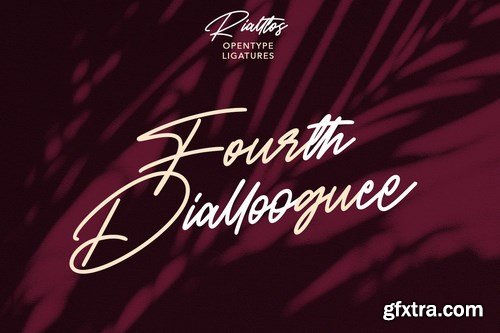 Rialltos Slanted Script Font