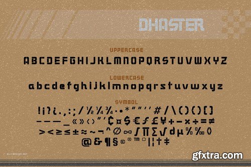 CM - Dhaster Typeface 6131126