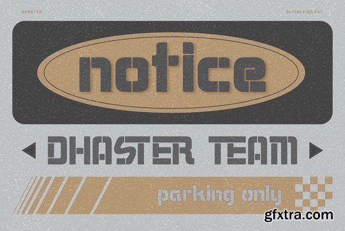 CM - Dhaster Typeface 6131126