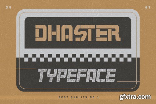 CM - Dhaster Typeface 6131126