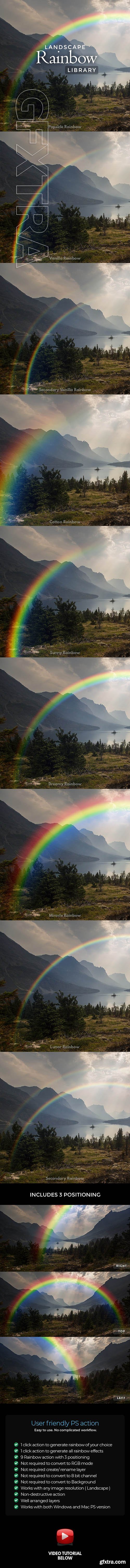 GraphicRiver - Landscape Rainbow Library - Photoshop Action 25878214