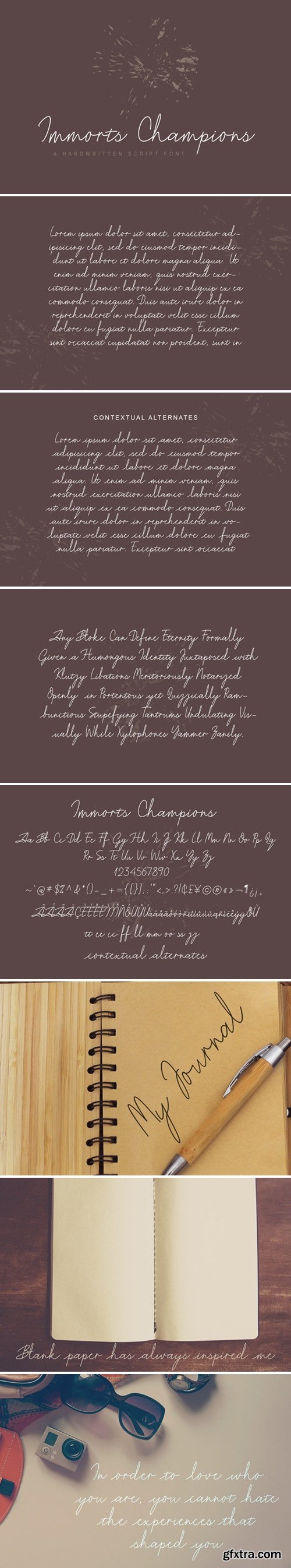 Immorts Champions Font