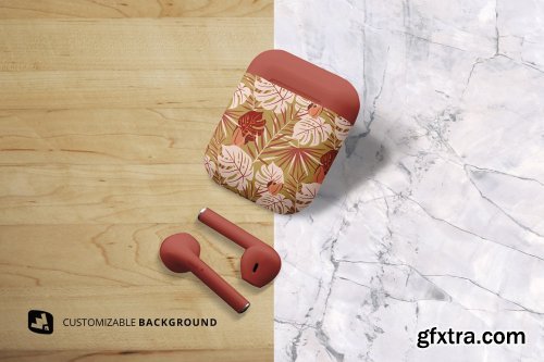 CreativeMarket - Airpod Case Mockup 4758839