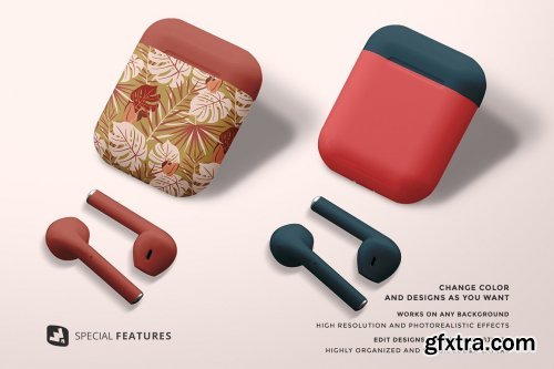 CreativeMarket - Airpod Case Mockup 4758839