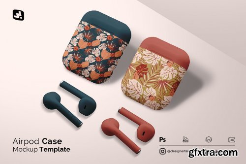 CreativeMarket - Airpod Case Mockup 4758839