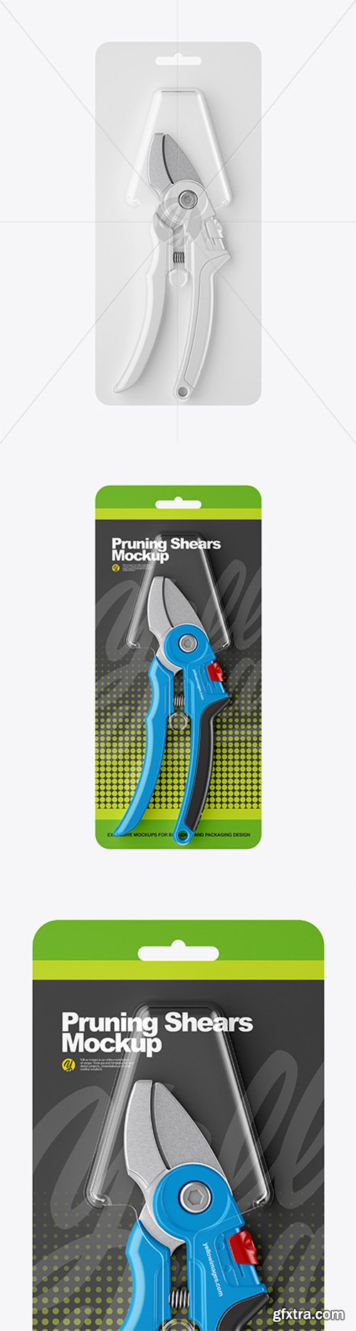 Pruning Shears Mockup - Front View 81770