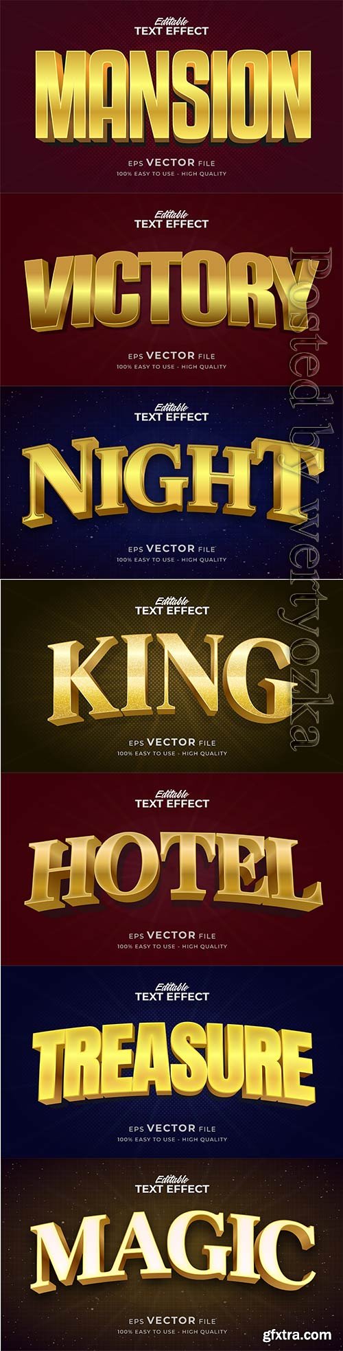 3d editable text style effect vector vol 361