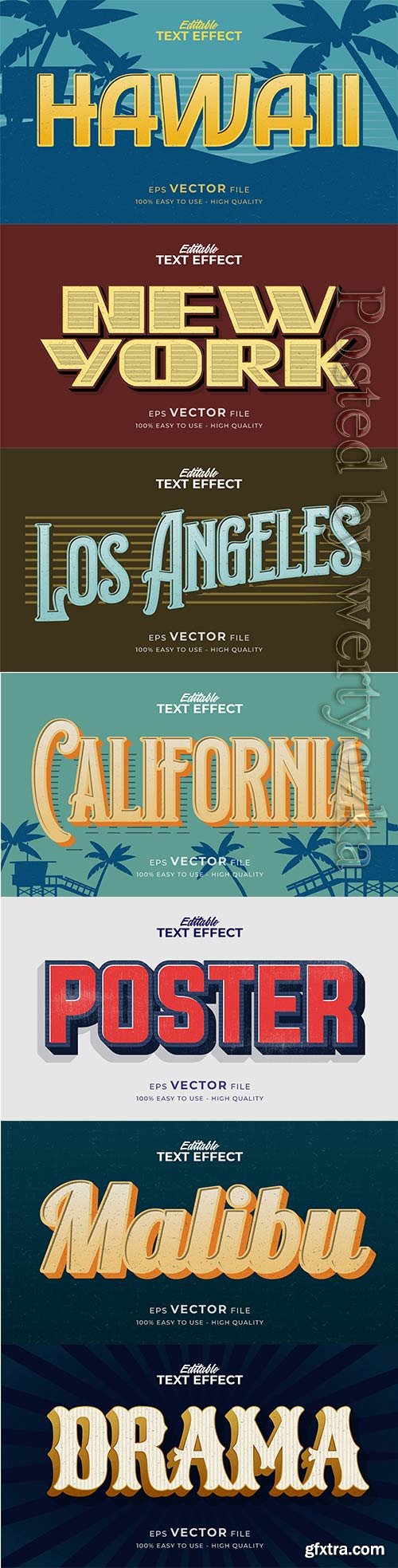 3d editable text style effect vector vol 362