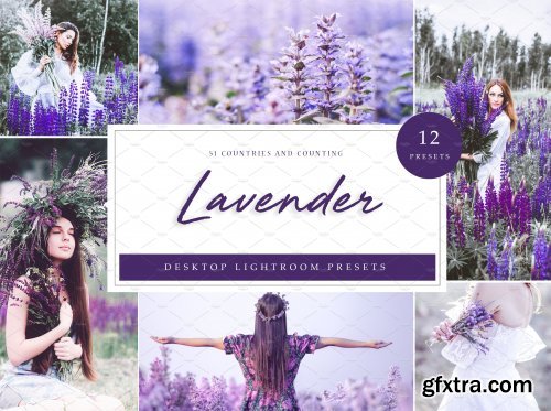 CreativeMarket - Desktop Presets | Lavender - 4789375