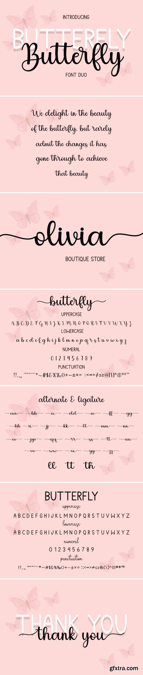 Butterfly Font